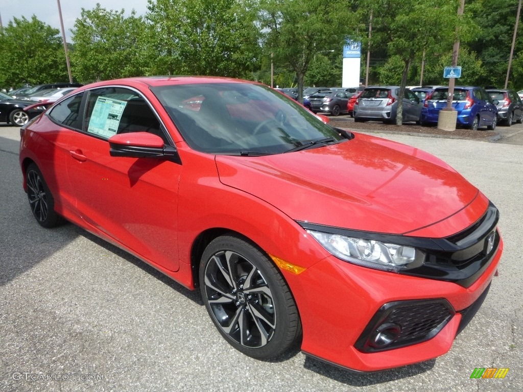 Rallye Red 2017 Honda Civic Si Coupe Exterior Photo #121741558