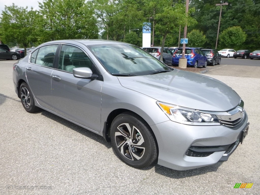 2017 Accord LX Sedan - Lunar Silver Metallic / Gray photo #5