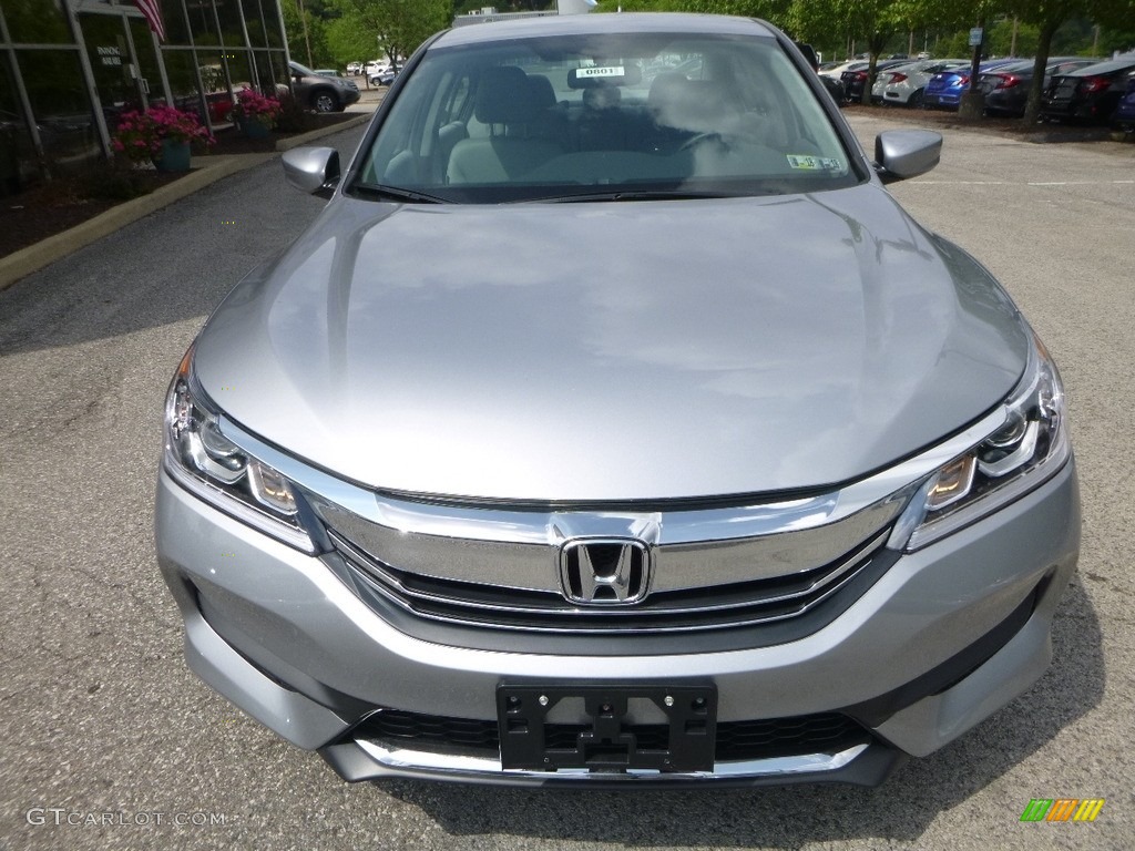 2017 Accord LX Sedan - Lunar Silver Metallic / Gray photo #6