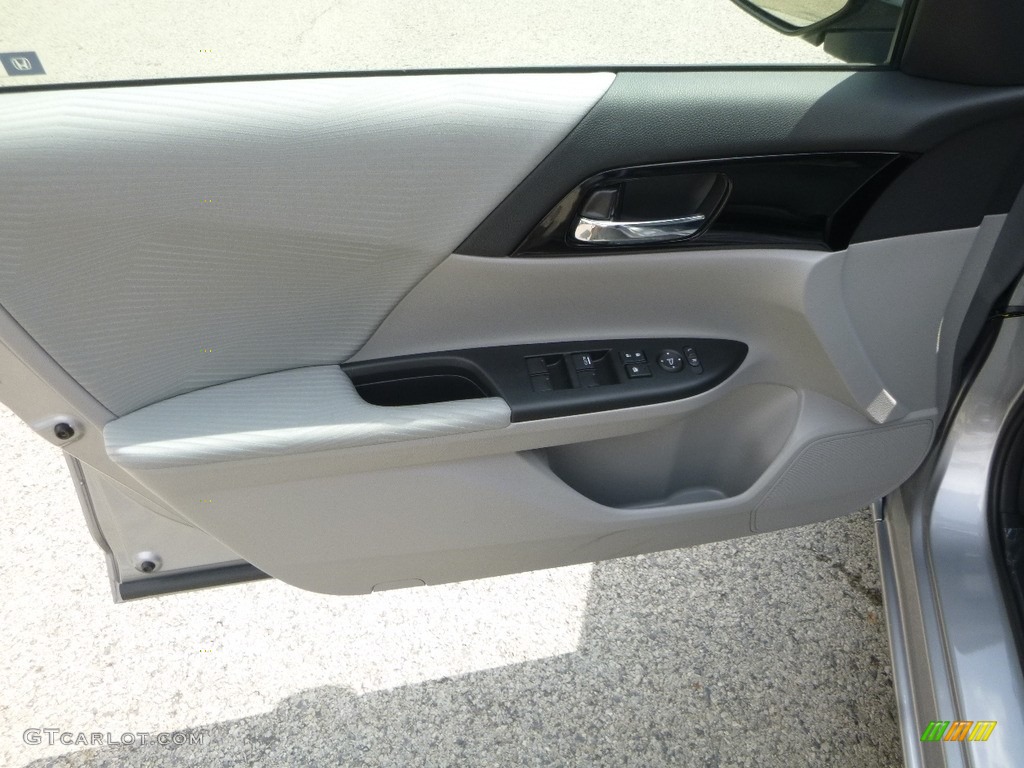 2017 Accord LX Sedan - Lunar Silver Metallic / Gray photo #11