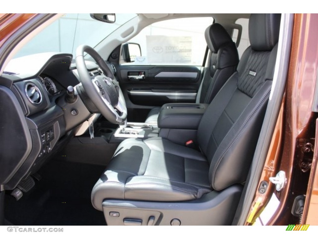 2017 Toyota Tundra Platinum CrewMax Front Seat Photo #121743562