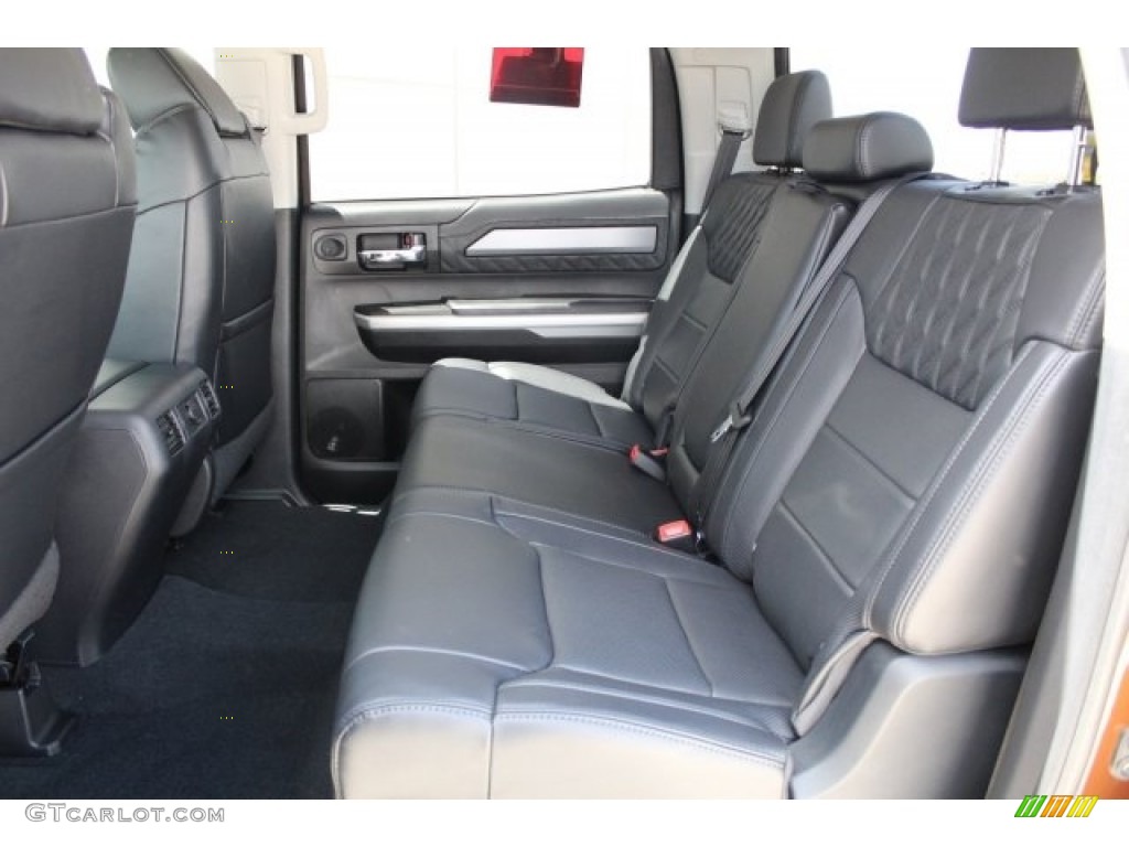 Black Interior 2017 Toyota Tundra Platinum CrewMax Photo #121743799