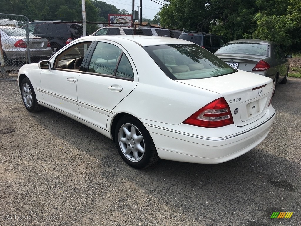 2004 C 320 4Matic Sedan - Alabaster White / Charcoal photo #4
