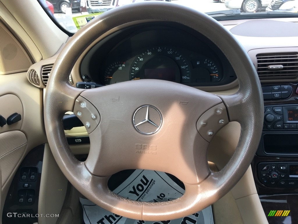 2004 C 320 4Matic Sedan - Alabaster White / Charcoal photo #15