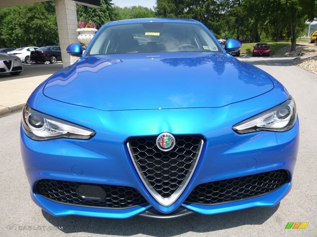 2017 Giulia AWD - Misano Blue Metallic / Black photo #10