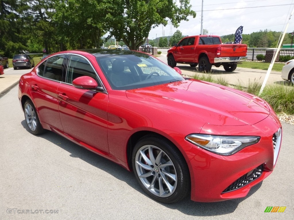 2017 Giulia AWD - Rosso Alfa (Red) / Black photo #10