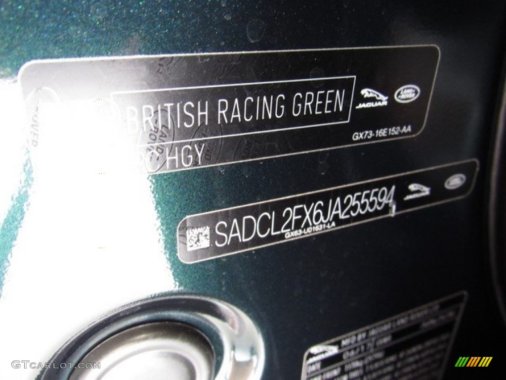 2018 F-PACE 25t AWD R-Sport - British Racing Green Metallic / Ebony photo #23