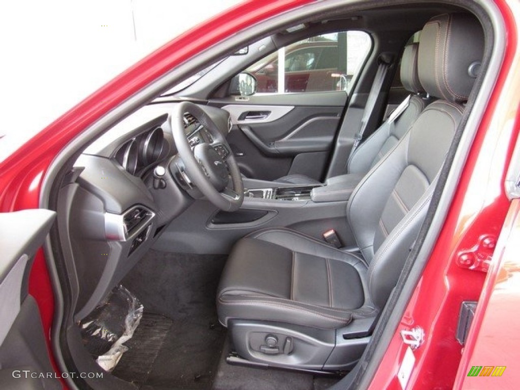 2018 Jaguar F-PACE 25t AWD Prestige Front Seat Photo #121746370