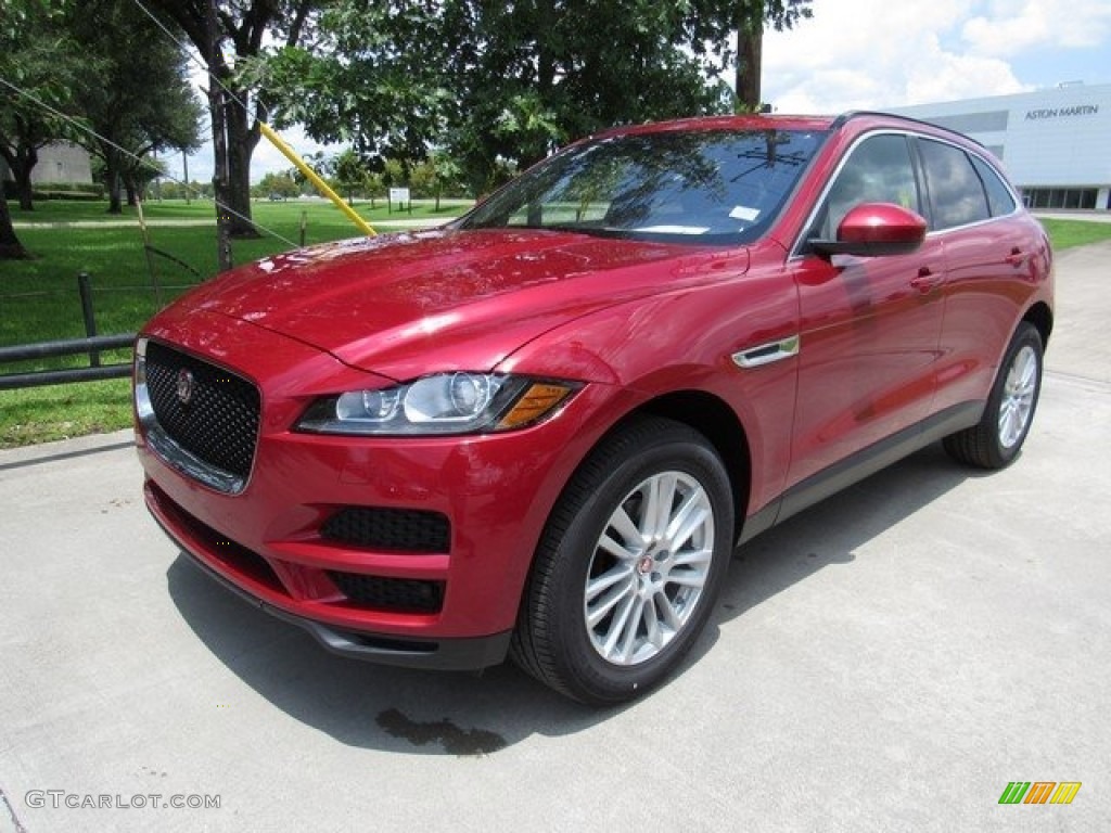 Firenze Red Metallic 2018 Jaguar F-PACE 25t AWD Prestige Exterior Photo #121746514