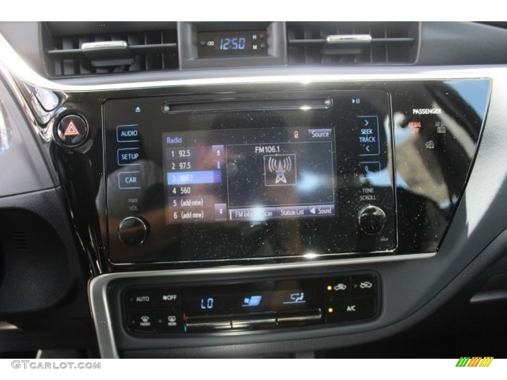 2017 Corolla LE - Black Sand Pearl / 50th Anniversary Black/Black Cherry Stitching photo #13