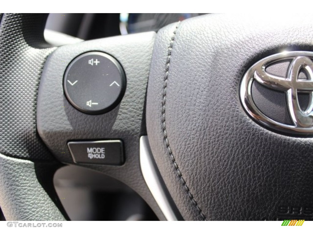 2017 Corolla LE - Black Sand Pearl / 50th Anniversary Black/Black Cherry Stitching photo #16