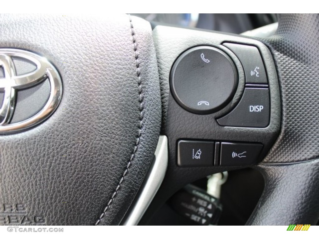 2017 Corolla LE - Black Sand Pearl / 50th Anniversary Black/Black Cherry Stitching photo #17