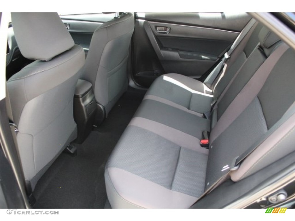 2017 Corolla LE - Black Sand Pearl / 50th Anniversary Black/Black Cherry Stitching photo #21