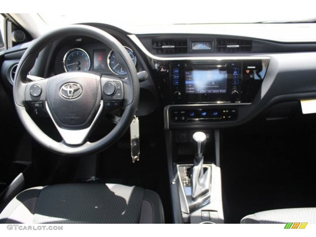 2017 Corolla LE - Black Sand Pearl / 50th Anniversary Black/Black Cherry Stitching photo #22