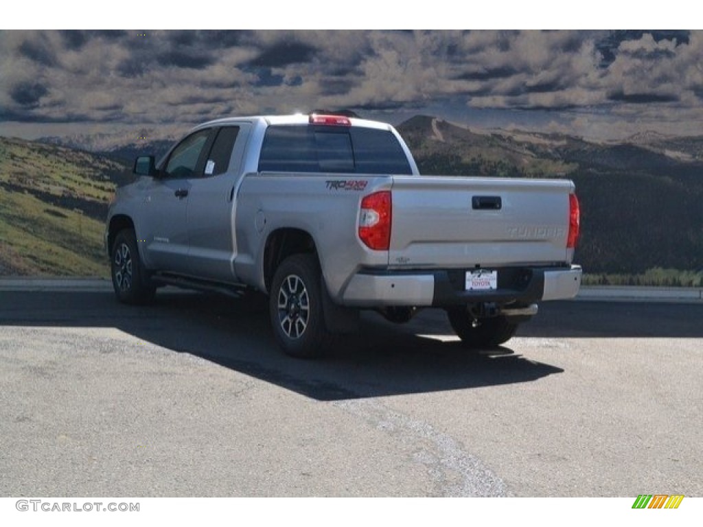 2017 Tundra SR5 Double Cab 4x4 - Silver Sky Metallic / Black photo #3