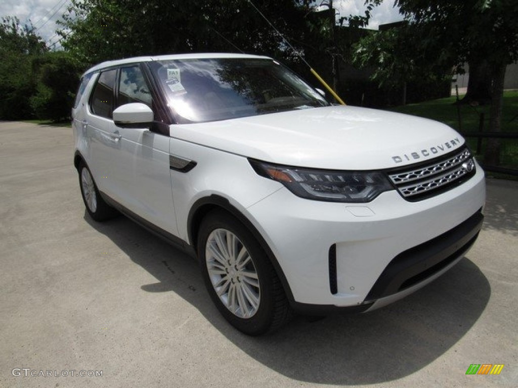 Fuji White 2017 Land Rover Discovery HSE Luxury Exterior Photo #121747780