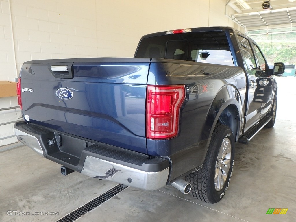 2017 F150 XLT SuperCrew 4x4 - Blue Jeans / Earth Gray photo #2