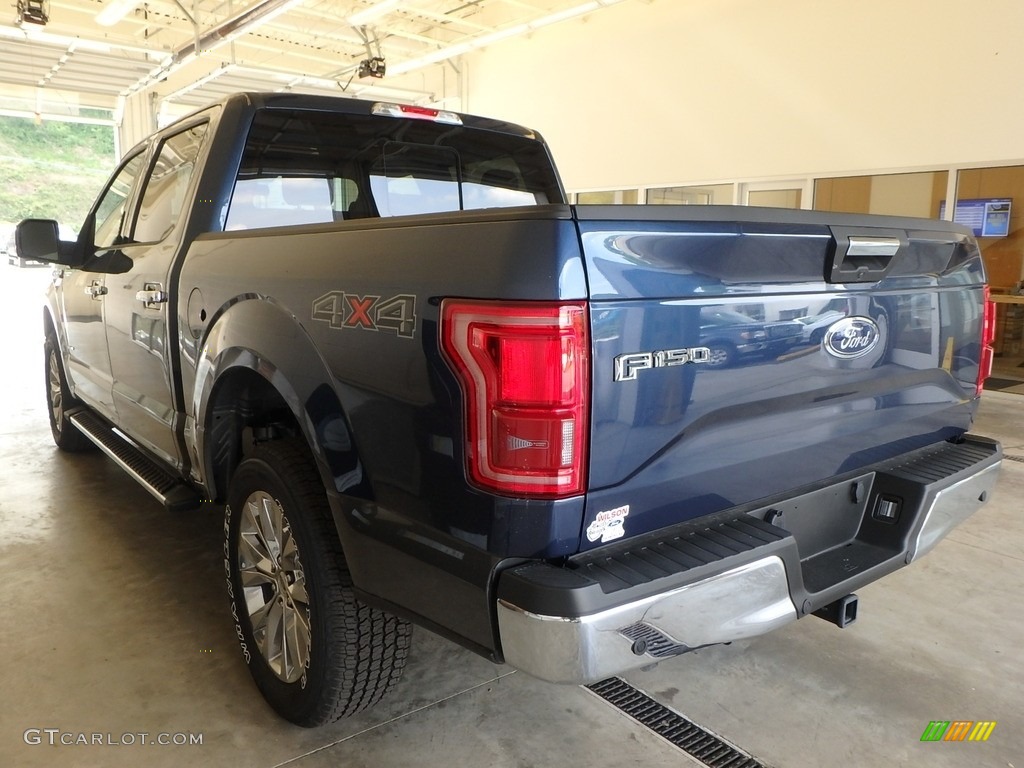2017 F150 XLT SuperCrew 4x4 - Blue Jeans / Earth Gray photo #3