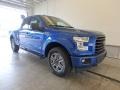 2017 Lightning Blue Ford F150 XLT SuperCab 4x4  photo #1