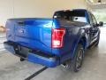 2017 Lightning Blue Ford F150 XLT SuperCab 4x4  photo #2