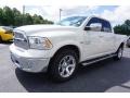 2017 Pearl White Ram 1500 Laramie Crew Cab 4x4  photo #3