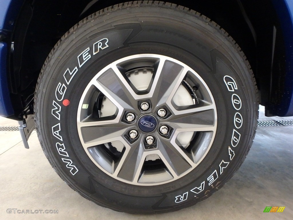 2017 F150 XLT SuperCab 4x4 - Lightning Blue / Black photo #5
