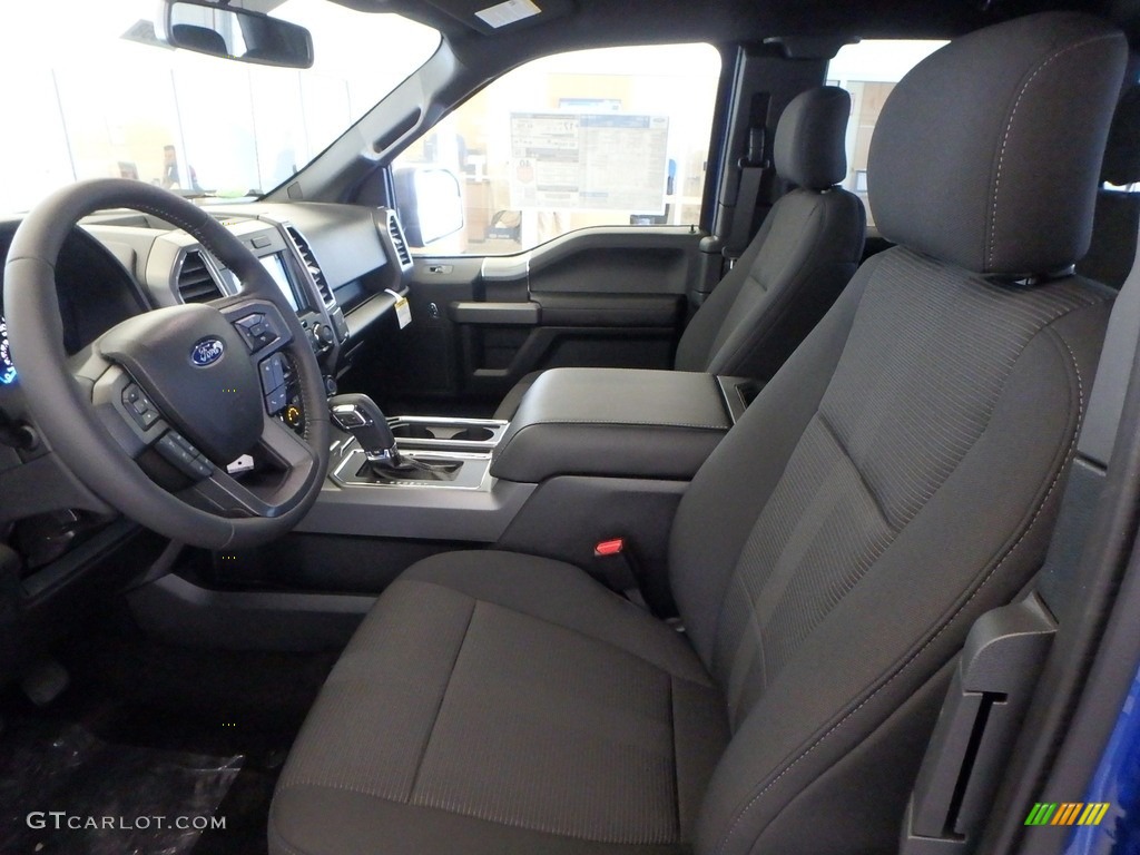2017 F150 XLT SuperCab 4x4 - Lightning Blue / Black photo #7
