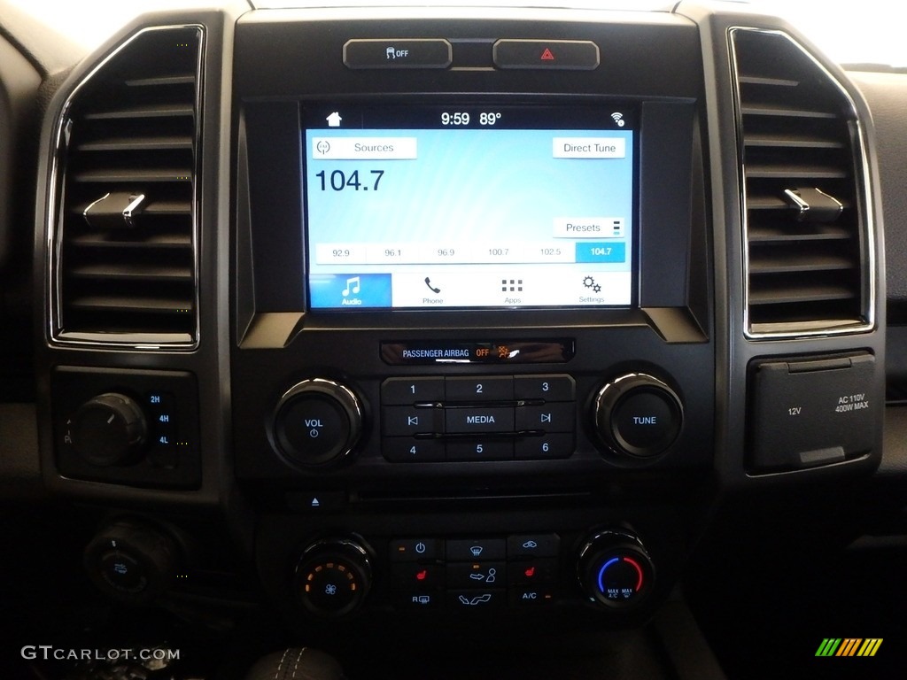 2017 F150 XLT SuperCab 4x4 - Lightning Blue / Black photo #13