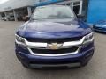 2017 Laser Blue Metallic Chevrolet Colorado WT Crew Cab 4x4  photo #2