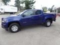 2017 Laser Blue Metallic Chevrolet Colorado WT Crew Cab 4x4  photo #4