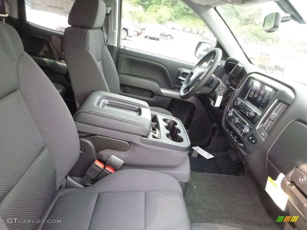 Jet Black Interior 2018 Chevrolet Silverado 1500 LT Double Cab 4x4 Photo #121749622