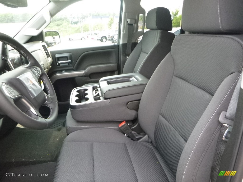 Jet Black Interior 2018 Chevrolet Silverado 1500 LT Double Cab 4x4 Photo #121749775