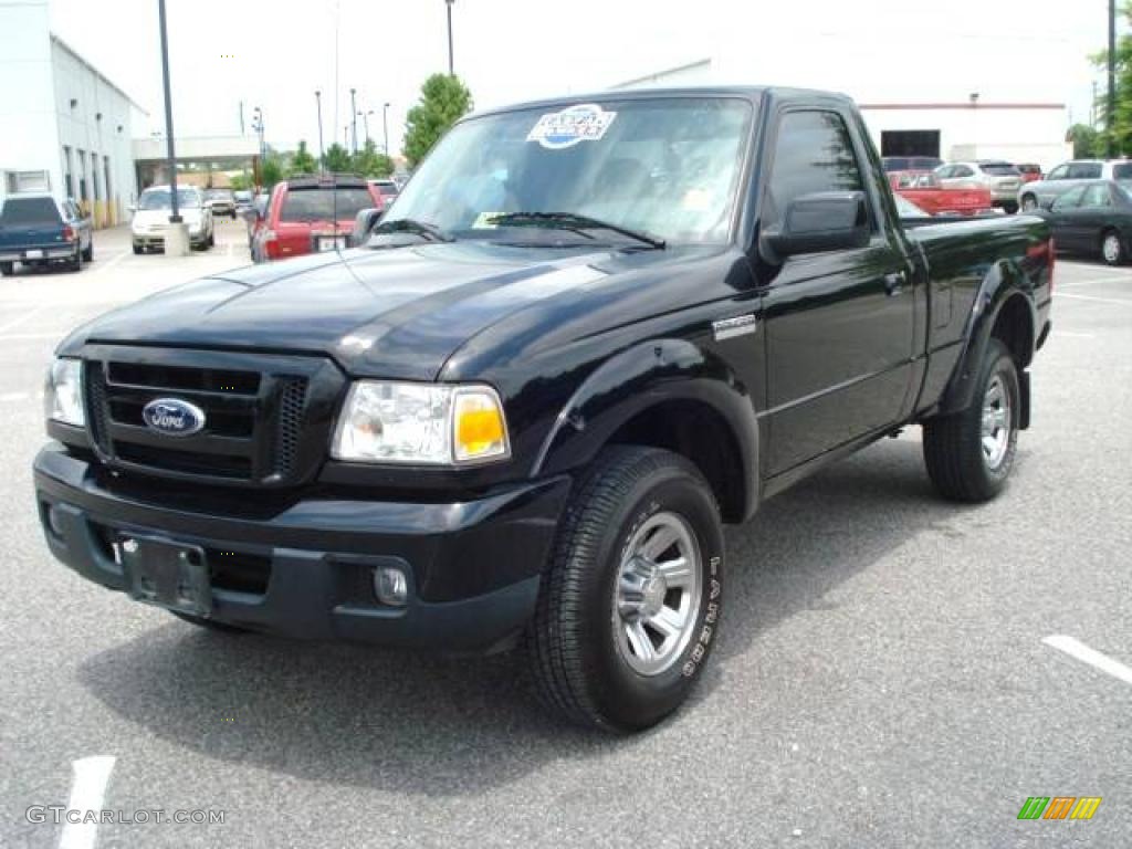 Black Ford Ranger