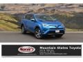 2017 Electric Storm Metallic Toyota RAV4 XLE  photo #1