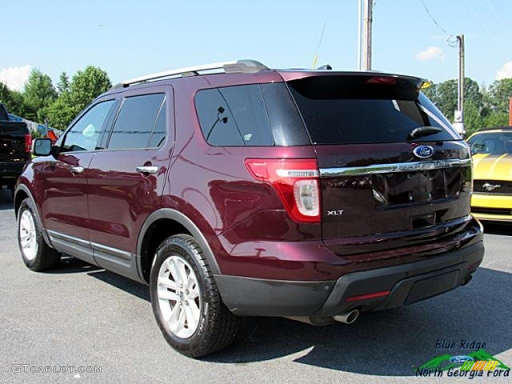 2011 Explorer XLT 4WD - Bordeaux Reserve Red Metallic / Medium Light Stone photo #3