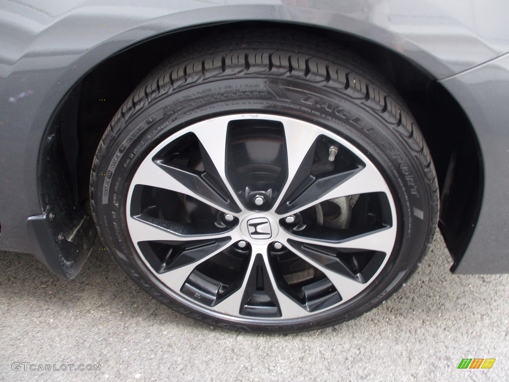 2013 Civic Si Sedan - Polished Metal Metallic / Black photo #7