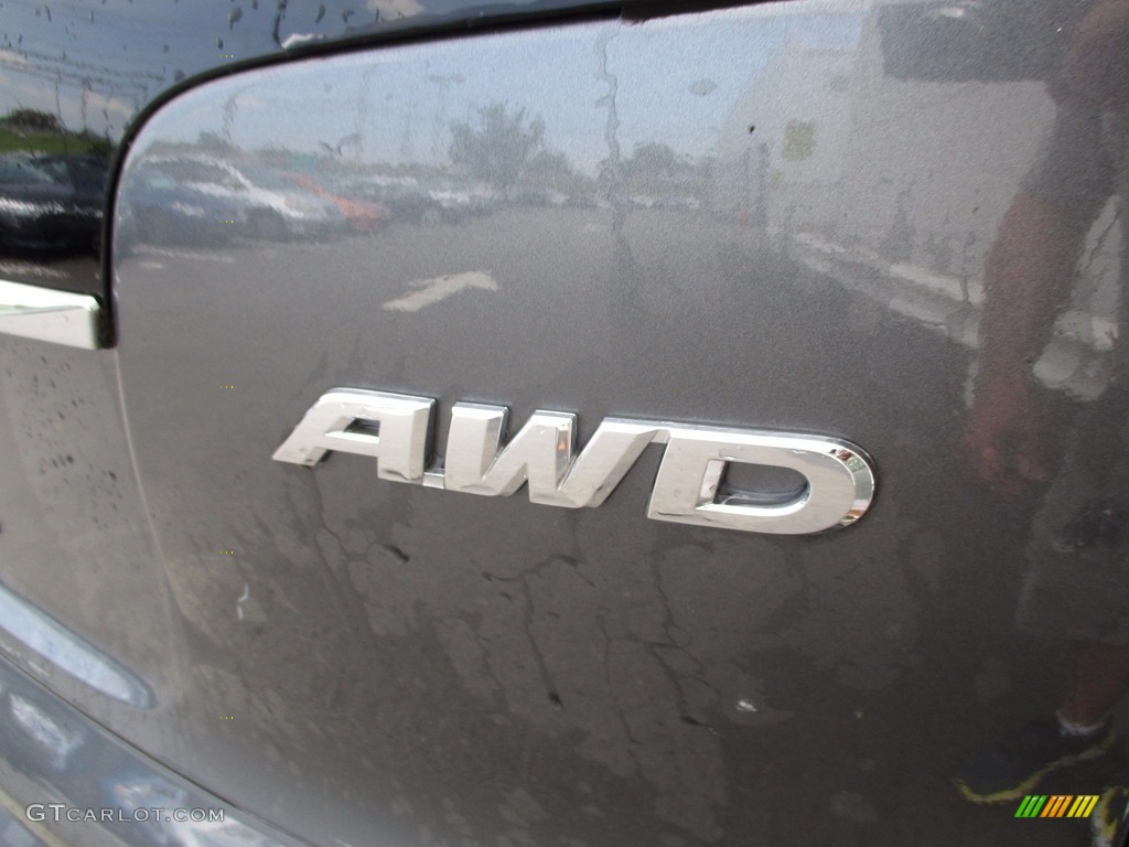 2014 CR-V LX AWD - Polished Metal Metallic / Gray photo #6
