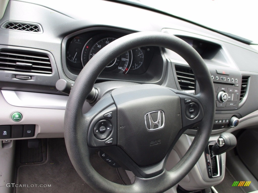 2014 CR-V LX AWD - Polished Metal Metallic / Gray photo #13