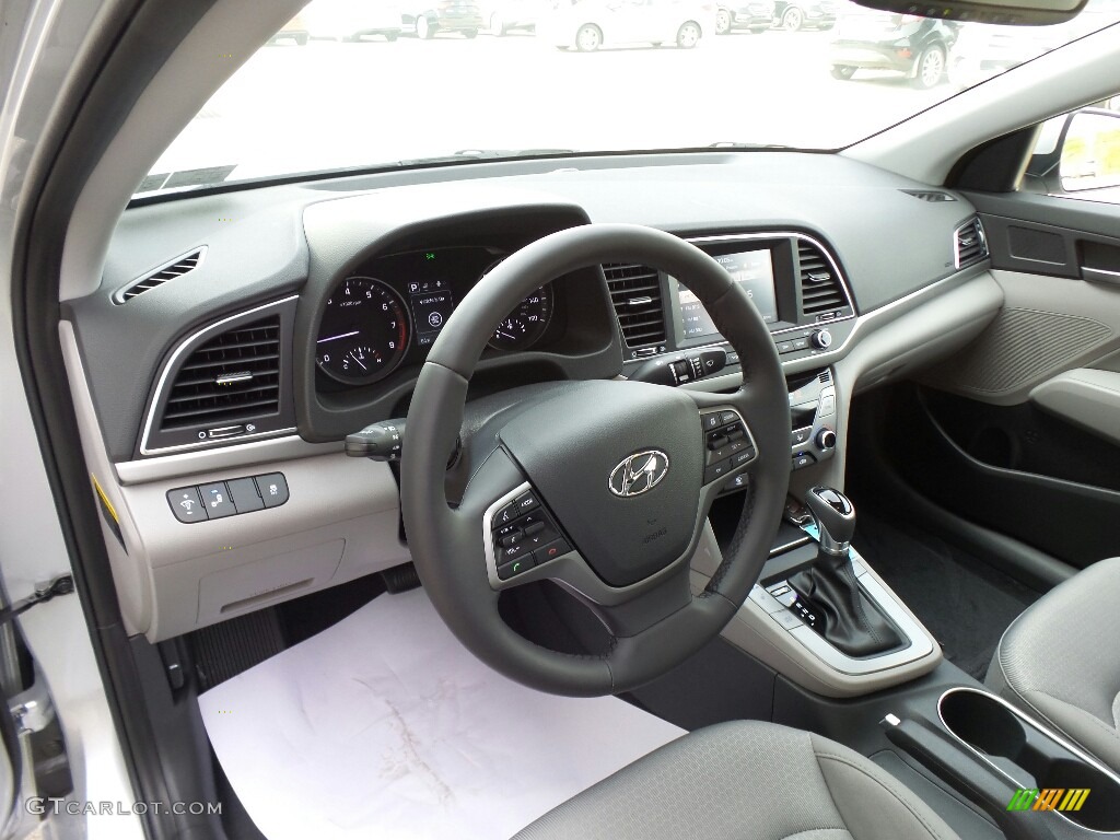 2018 Hyundai Elantra Value Edition Gray Dashboard Photo #121752653