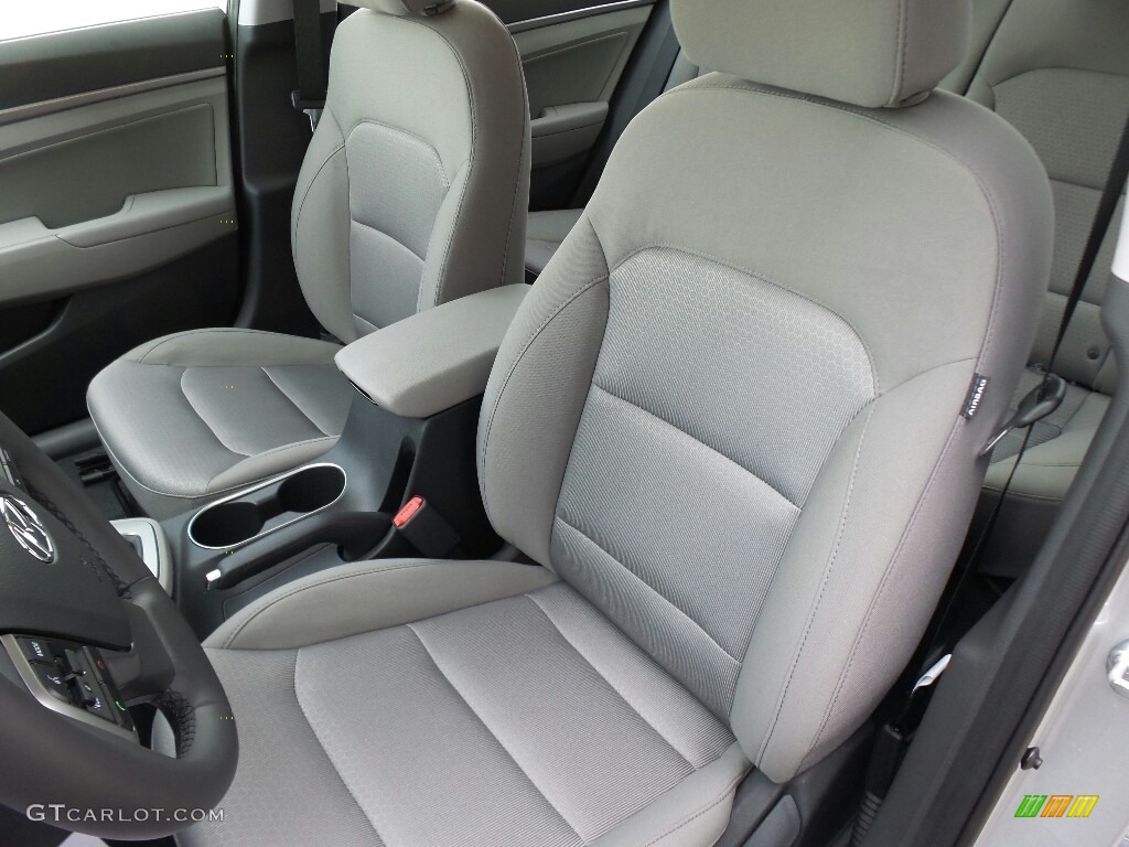 Gray Interior 2018 Hyundai Elantra Value Edition Photo #121752676