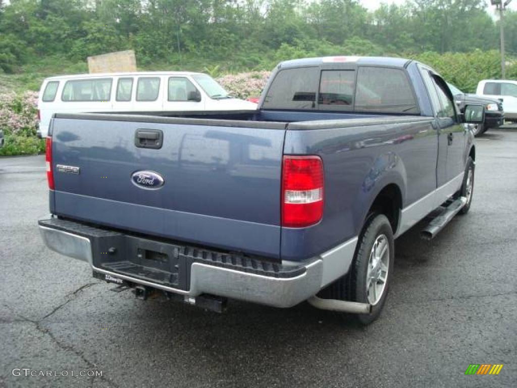 2006 F150 XLT Regular Cab - Medium Wedgewood Blue Metallic / Medium/Dark Flint photo #2