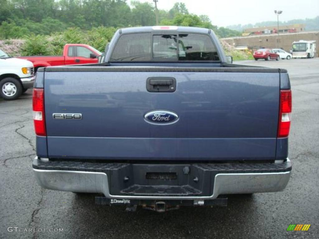 2006 F150 XLT Regular Cab - Medium Wedgewood Blue Metallic / Medium/Dark Flint photo #3