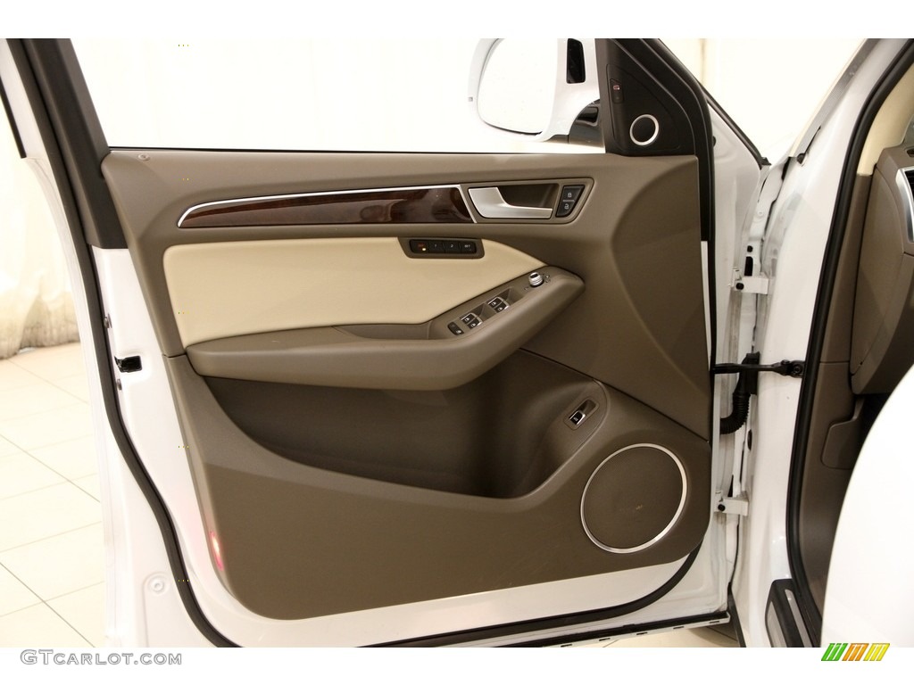 2016 Q5 3.0 TFSI Premium Plus quattro - Glacier White Metallic / Pistachio Beige photo #4