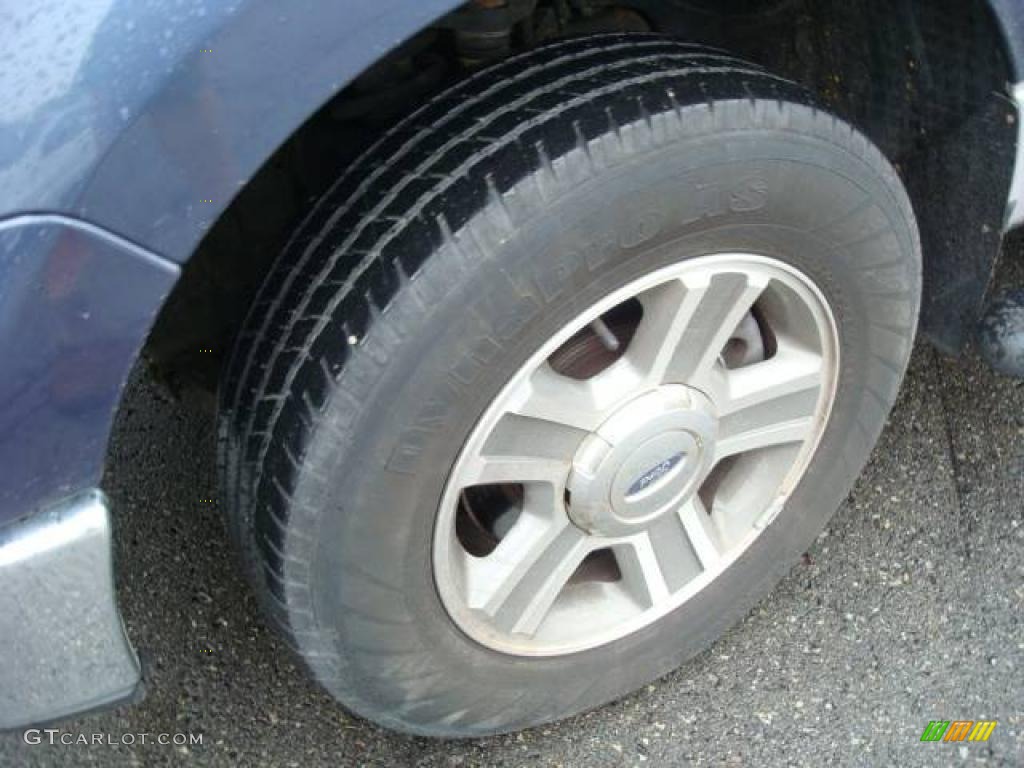 2006 F150 XLT Regular Cab - Medium Wedgewood Blue Metallic / Medium/Dark Flint photo #10