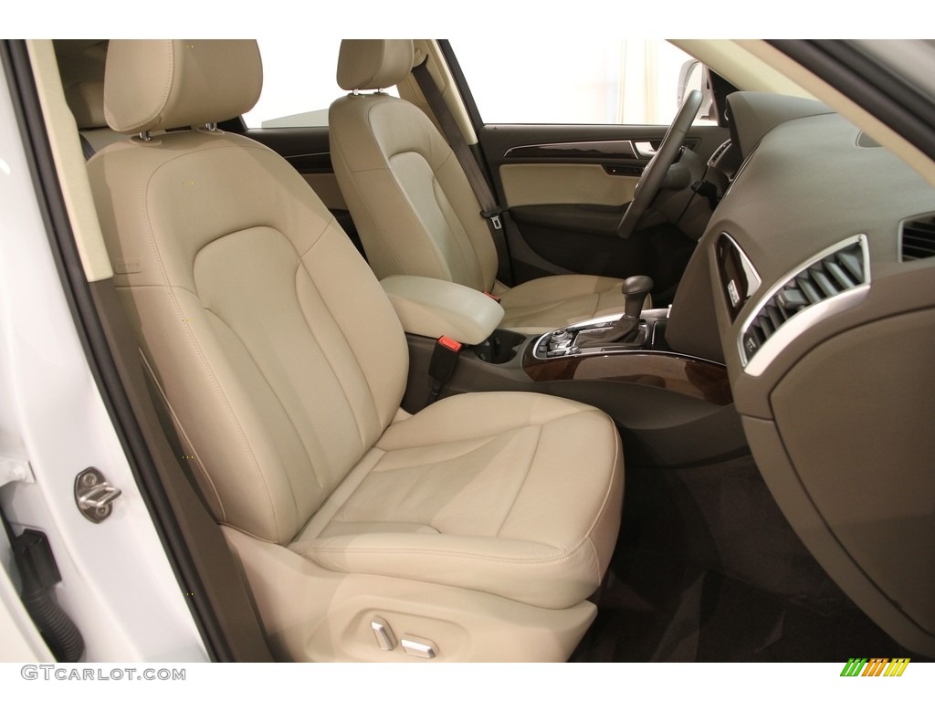 2016 Q5 3.0 TFSI Premium Plus quattro - Glacier White Metallic / Pistachio Beige photo #17