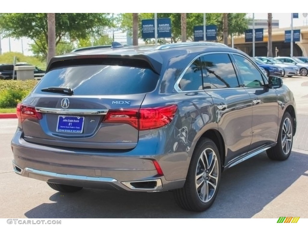 2017 MDX Sport Hybrid SH-AWD - Modern Steel Metallic / Graystone photo #7