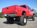 2003 Red Clearcoat Ford F250 Super Duty XLT Crew Cab 4x4  photo #6
