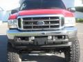 2003 Red Clearcoat Ford F250 Super Duty XLT Crew Cab 4x4  photo #8