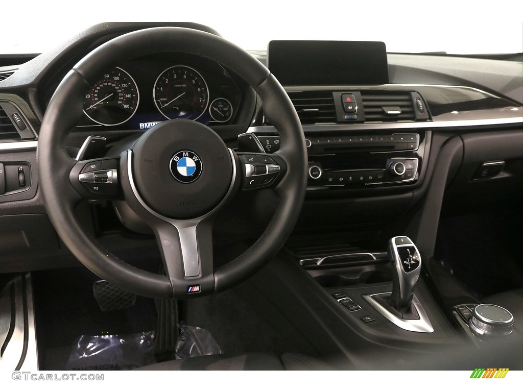 2017 BMW 4 Series 430i xDrive Gran Coupe Black Dashboard Photo #121758139