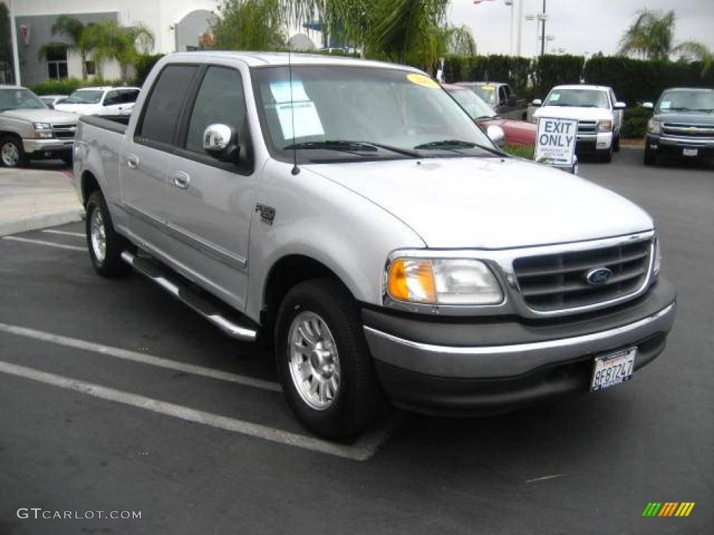 2002 Silver Metallic Ford F150 Xlt Supercrew 12138143 Photo 4 Car Color Galleries 